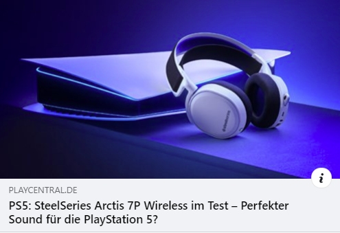 SteelSeries Arctis 7P Wireless für PS4 und PS5 - Test