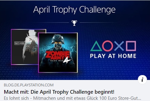 PS Plus - Die April Trophy Challenge beginnt!