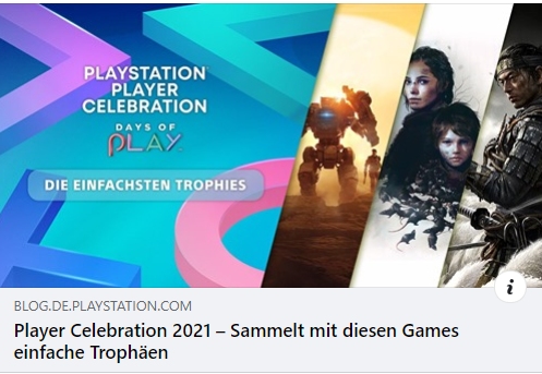 Player Celebration 2021 – Sammelt mit diesen Games einfache Trophäen
