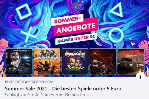 Summer Sale 2021 - Die besten Spiele unter 5 Euro