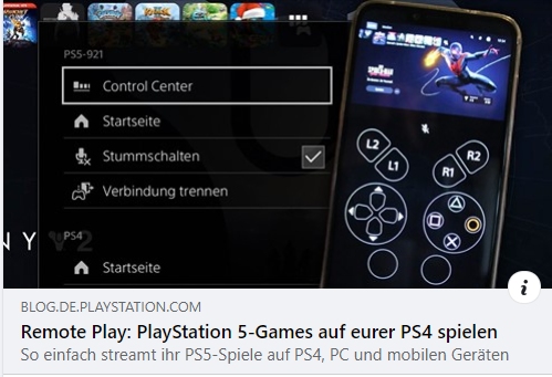 Remote Play PS5: PlayStation 5-Games auf PS4 spielen