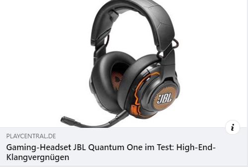 Gaming-Headset JBL Quantum One Test