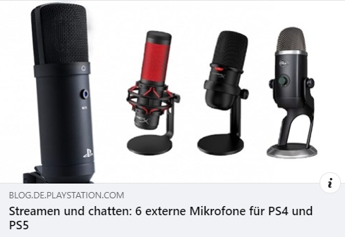 Streamen und chatten: 6 externe Mikrofone für PS4 und PS5