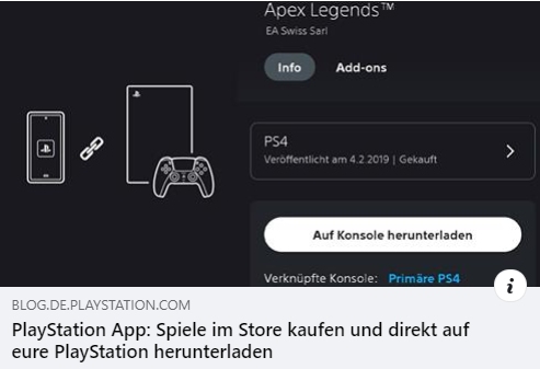 PlayStation App: Spiele kaufen und direkt auf eure PlayStation herunterladen