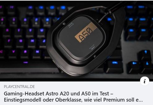 Gaming Headset - Astro A20 und A50 im Test
