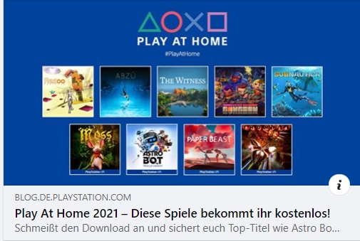 Play At Home 2021 – Diese Spiele bekommt ihr kostenlos!