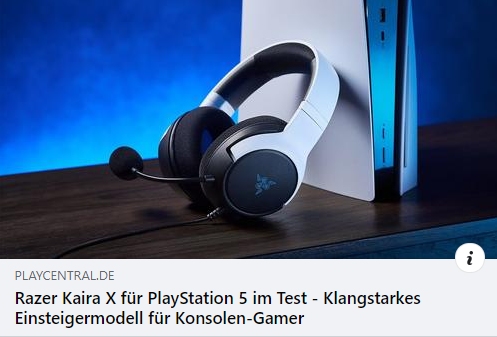Razer Kaira X für PlayStation 5 Test