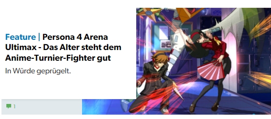 Persona 4 Arena Ultimax - Das Alter steht dem Anime-Turnier-Fighter gut