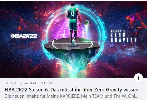 NBA 2K22 Season 6 Zero Gravity