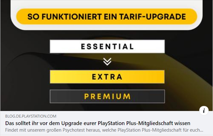 Essential, Extra oder Premium - PlayStation Plus