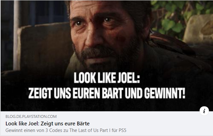 The Last of Us - Look like Joel Aktion