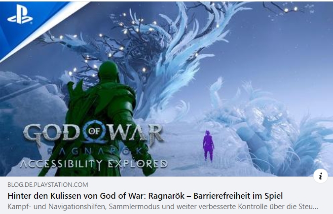 Hinter den Kulissen von God of War: Ragnarök – Barrierefreiheit im Spiel