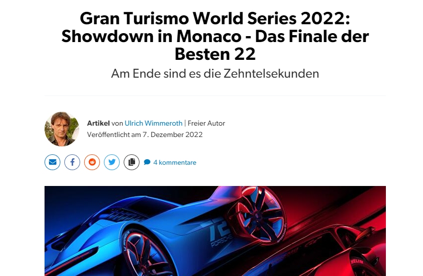 Gran Turismo World Series 2022 - Showdown in Monaco