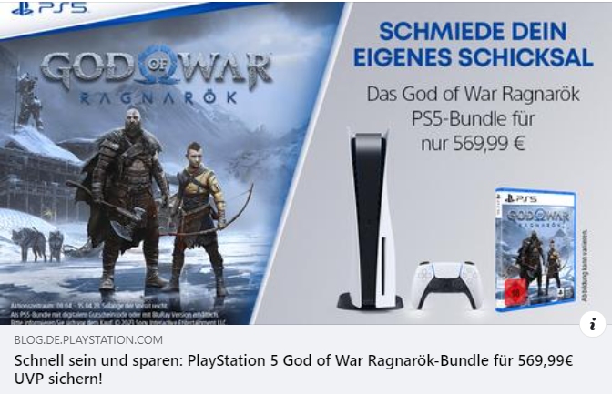 PS5 God of War Ragnarök Bundle