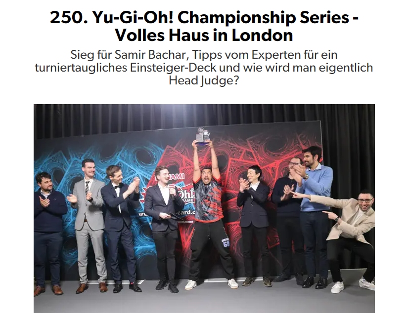 250. Yu-Gi-Oh! Championship Series