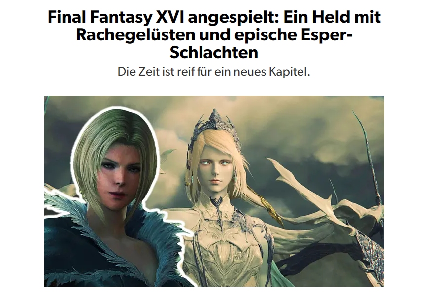 Final Fantasy XVI angespielt
