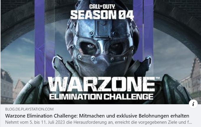 Warzone Elimination Challenge